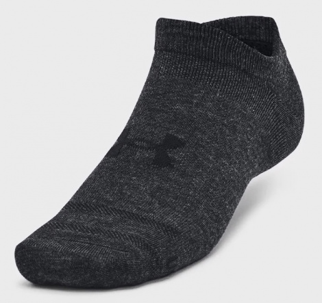Шкарпетки Under Armour ESSENTIAL NO SHOW 3PK чорні (3 пари) 1382623-001