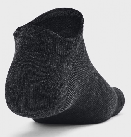 Шкарпетки Under Armour ESSENTIAL NO SHOW 3PK чорні (3 пари) 1382623-001