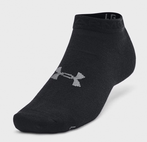 Шкарпетки Under Armour ESSENTIAL LOW CUT 3PK чорні (3 пари) 1382958-001