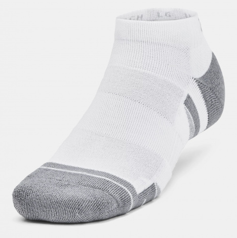 Шкарпетки Under Armour PERFORMANCE TECH 6-PACK LOW SOCKS біло-сірі (6 пар) 1386244-100