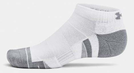 Шкарпетки Under Armour PERFORMANCE TECH 6-PACK LOW SOCKS біло-сірі (6 пар) 1386244-100