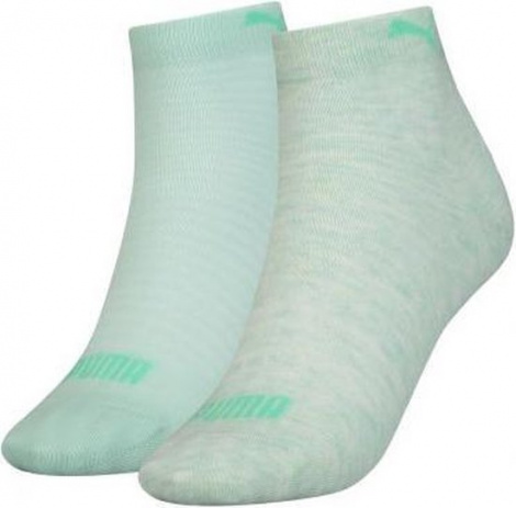 Шкарпетки жіночі Puma QUARTER 2P WOMEN м'ятні (2 пари) 183006001-001