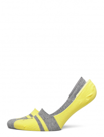 Носки Puma Heritage Footie 2P Unisex Желтый, Серый Унисекс 35-38