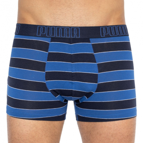 Трусы-боксеры Puma Yd Bold Stripe Boxer 2P Синий, Черный, Белый Мужской M