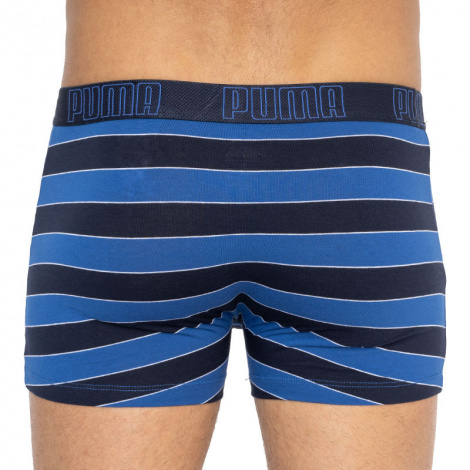 Трусы-боксеры Puma Yd Bold Stripe Boxer 2P Синий, Черный, Белый Мужской M