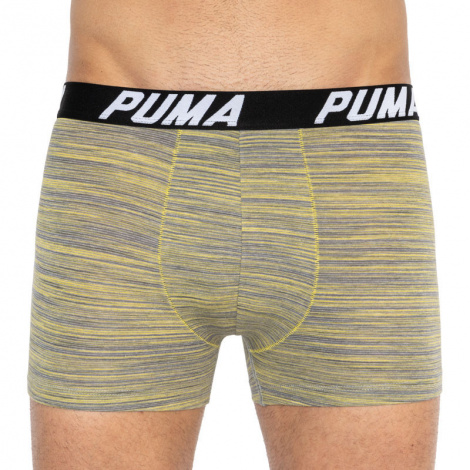Труси (боксерки) Puma SPACEDYE STRIPE BOXER 2P жовті, сіро-жовті (2 пари) 501002001-020