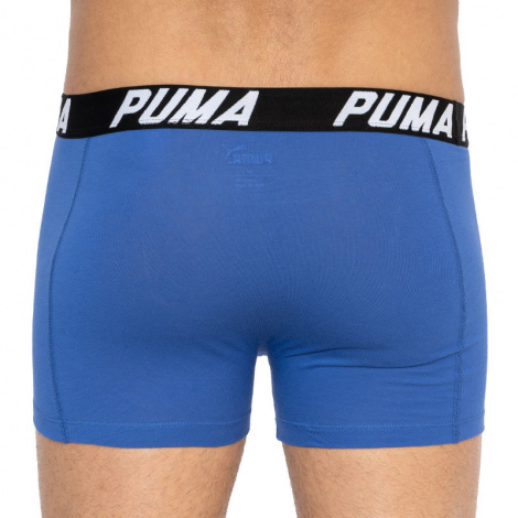 Трусы-боксеры Puma Spacedye Stripe Boxer 2P Синий, Красный Мужской L