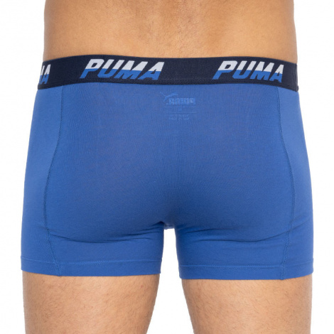 Труси (боксерки) Puma LOGO AOP BOXER 2P синьо-біло-чорні, сині (2 пари) 501003001-010