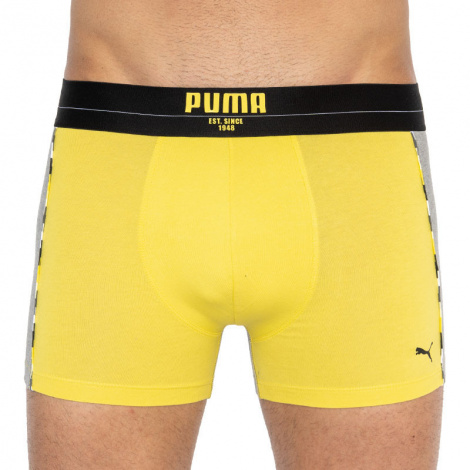 Трусы-боксеры Puma Statement Boxer 2P Желтый, Серый Мужской L