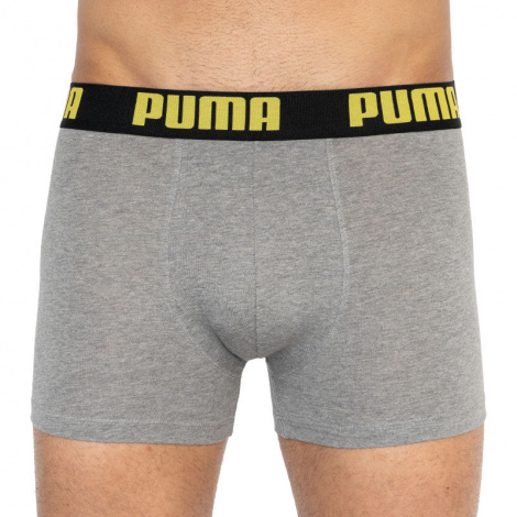 Трусы-боксеры Puma Statement Boxer 2P Желтый, Серый Мужской L