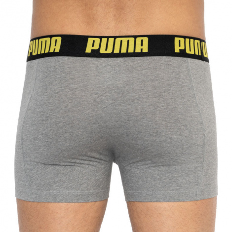 Трусы-боксеры Puma Statement Boxer 2P Желтый, Серый Мужской L