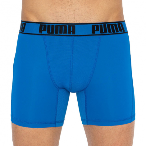 Трусы-боксеры Puma Active Boxer Print 2P Синий, Оранжевый Мужской M