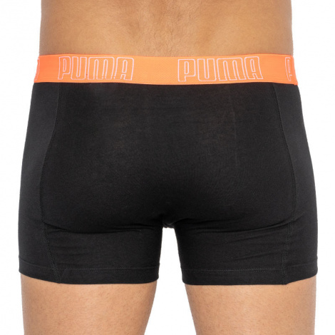 Трусы-боксеры Puma Big Logo Aop Boxer 2P Черный, Синий Мужской M