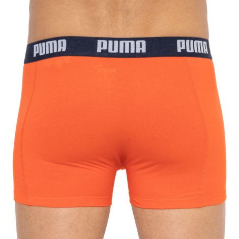 Трусы-боксеры Puma Basic Boxer 2P Синий, Оранжевый Муж.