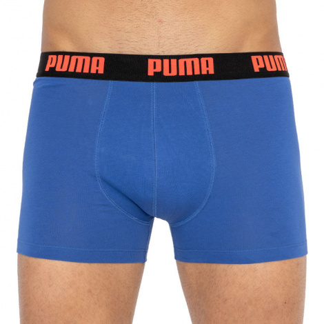 Трусы-боксеры Puma Basic Boxer 2P Черный, Синий Мужской S