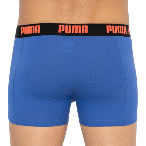 Трусы-боксеры Puma Basic Boxer 2P Черный, Синий Мужской S