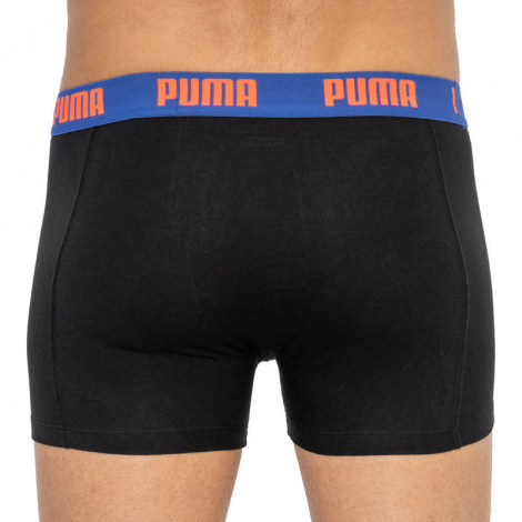 Трусы-боксеры Puma Basic Boxer 2P Черный, Синий Мужской S