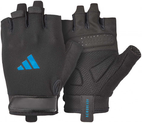 Перчатки для тренинга Adidas ESSENTIAL TRAINING GLOVES черно-синие XL ADGB-15004BL