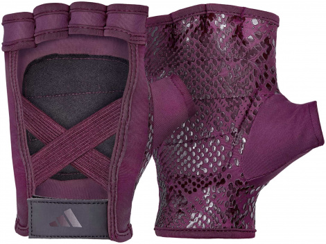 Перчатки Для Тренинга Adidas Women'S Training Gloves Фиолетовый Женский L