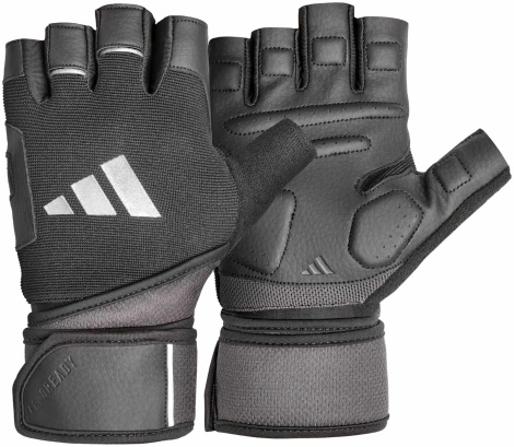Перчатки для тренинга Adidas WRIST WRAP TRAINING GLOVES черные XL ADGB-15054
