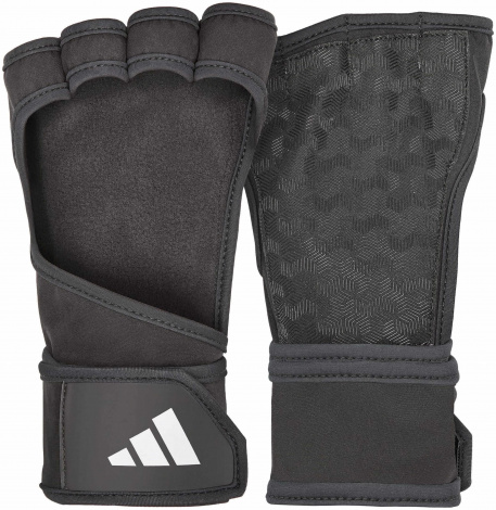 Перчатки Для Тренинга Adidas Open Back Training Gloves Черный Унисекс M