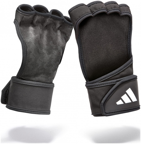 Перчатки Для Тренинга Adidas Open Back Training Gloves Черный Унисекс M
