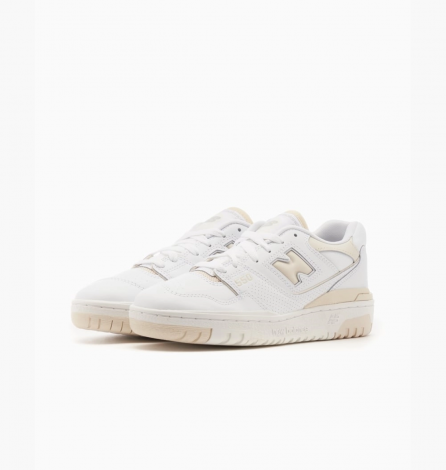 Кросівки жіночі New Balance 550 біло-кремові BBW550BK