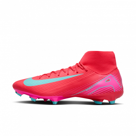 Бутси Nike MERCURIAL ZOOM SUPERFLY 10 ACADEMY FG/MG червоно-рожево-бірюзові FQ1456-800