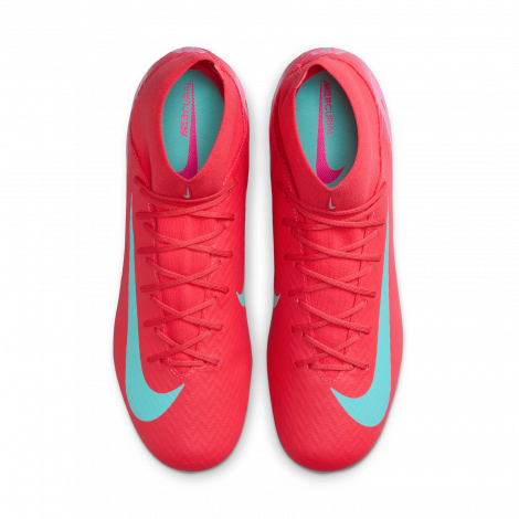 Бутси Nike MERCURIAL ZOOM SUPERFLY 10 ACADEMY FG/MG червоно-рожево-бірюзові FQ1456-800