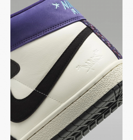 Кроссовки Jordan X Opium Paris Air Ship Pe Sp 'Black Court Purple'