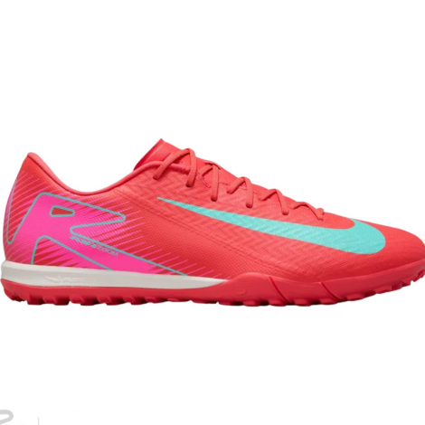 Сороконіжки (шиповки) Nike MERCURIAL ZOOM VAPOR 16 ACADEMY TF червоно-рожево-бірюзові FQ8449-800