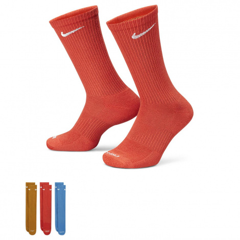 Шкарпетки Nike U NK EVERYDAY PLUS CUSH CREW різнокольорові (3 пари) SX6888-918