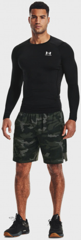 Лонгслів компресійний Under Armour HEATGEAR LONG SLEEVE чорний 1361524-001