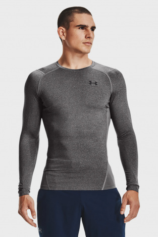 Лонгслів компресійний Under Armour HEATGEAR LONG SLEEVE сірий 1361524-090