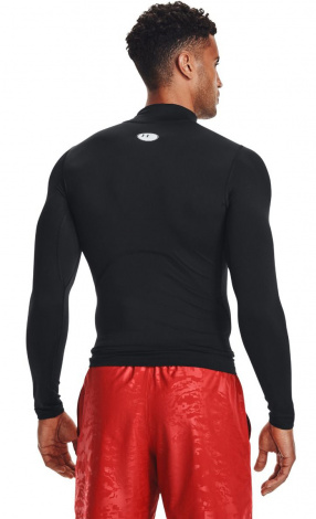 Лонгслів компресійний Under Armour HEATGEAR MOCK LONG SLEEVE чорний 1369606-001