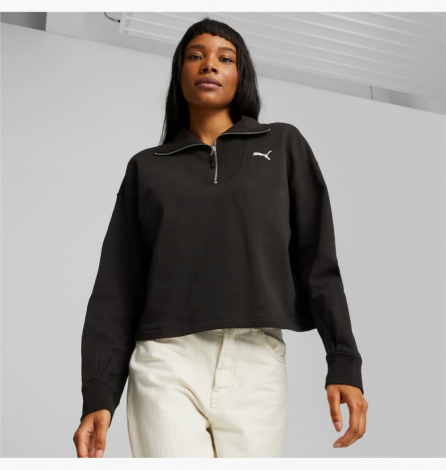 Толстовка Puma Her Women’S High-Neck Half-Zip Sweatshirt