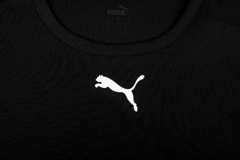 Футболка Puma Teamrise Jersey Jr Черный Детский 140