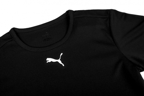 Футболка Puma Teamrise Jersey Jr Черный Детский 140