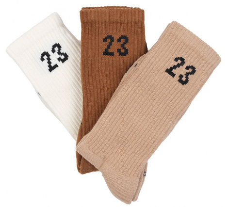 Носки Nike UJ Essential Crew 3Pr 144 Белый, Коричневый, Бежевый Унисекс 38-42