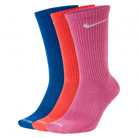 Носки Nike U Nk Everyday Plus Ltwt Crew 3Pr Мультиколор Унисекс 38-42