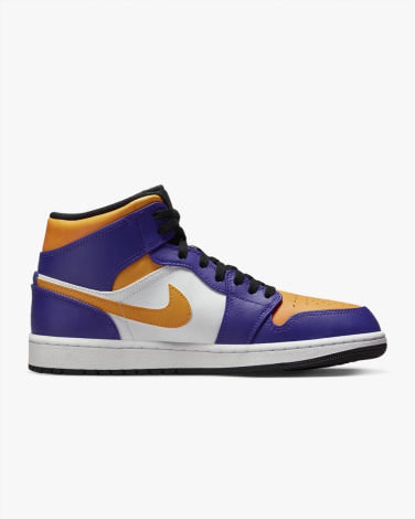 Кроссовки Мужские Jordan 1 Mid Фиолетовые Dq8426-517 44