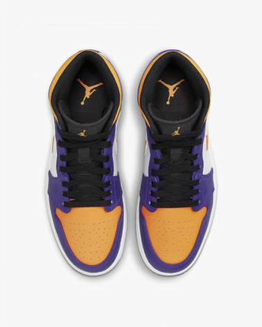 Кроссовки Мужские Jordan 1 Mid Фиолетовые Dq8426-517 44