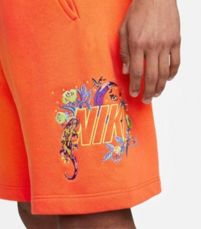 Шорты Nike Men's Sportswear Club Fleece Shorts Electro Orange