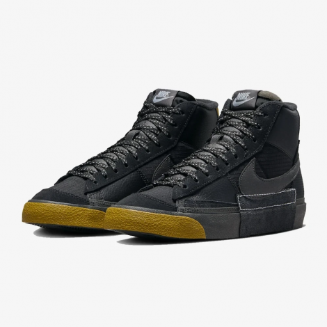 Кроссовки Nike Blazer Mid 77 (Черные)