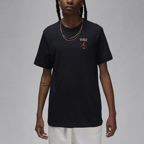 Футболка Nike JORDAN PARIS CITY LBR SS CREW чорна HF1440-010
