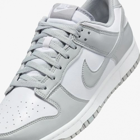 Кросівки Nike DUNK LOW RETRO сіро-білі HF5441-105