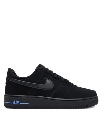 Кросівки Nike AIR FORCE 1 07 LOW 'RUBBER SWOOSH' чорно-сині HV6223-001