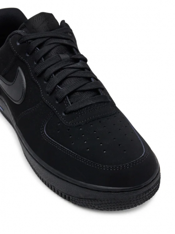 Кросівки Nike AIR FORCE 1 07 LOW 'RUBBER SWOOSH' чорно-сині HV6223-001