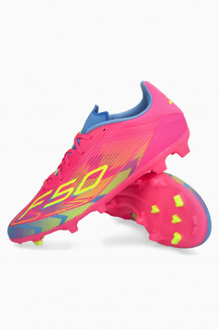 Бутсы adidas F50 League FG/MG - розовый