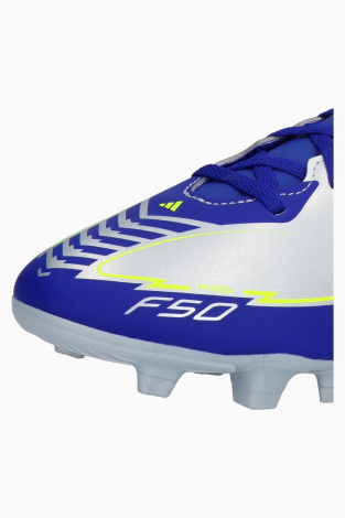 Бутси adidas F50 Club Messi FG/MG - срібло